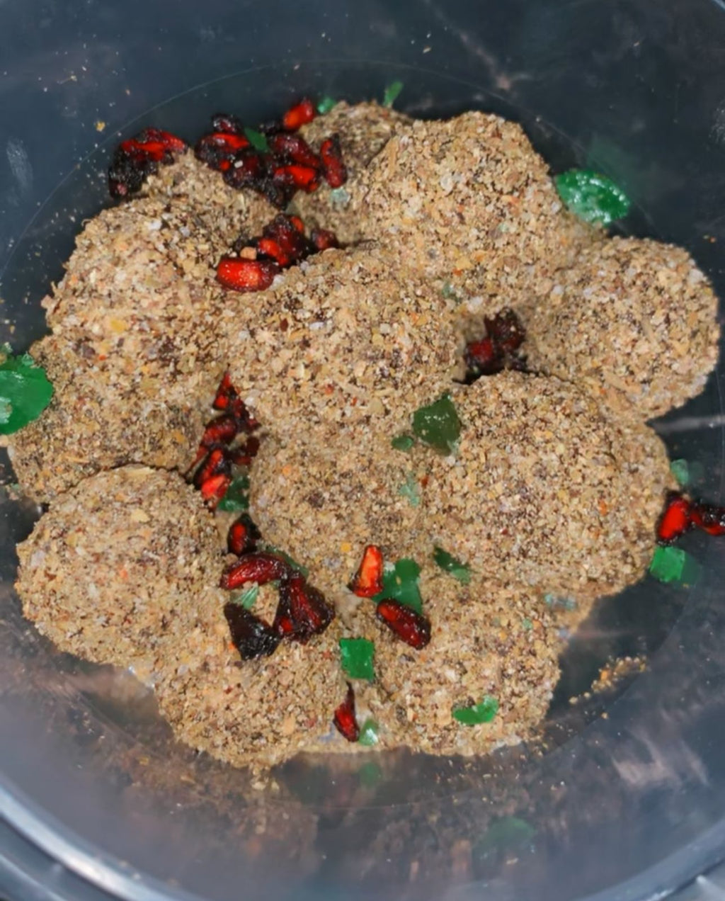 Sour Masala Balls – Tangy, Spicy & Addictively Sour Snack! 15pcs with sauce