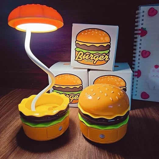 Burger Lamp – Fun Burger Table Lamps for Bedroom, Study, or Desk Décor